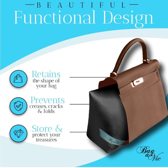 BAG-A-VIE PURSE SHAPER FOR HERMES KELLY 28 - Picture 4 of 8